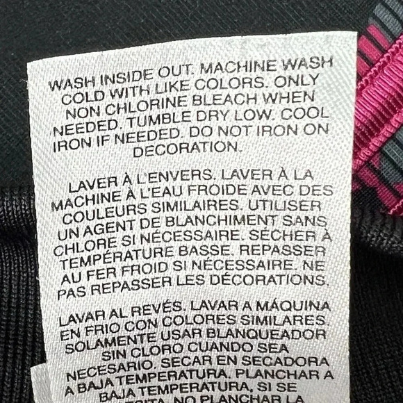 Adidas Girls Black Floral Printed‎ 3-Striped Zip Up Tricot Jacket AP4532 Sz L 14 - Picture 10 of 13